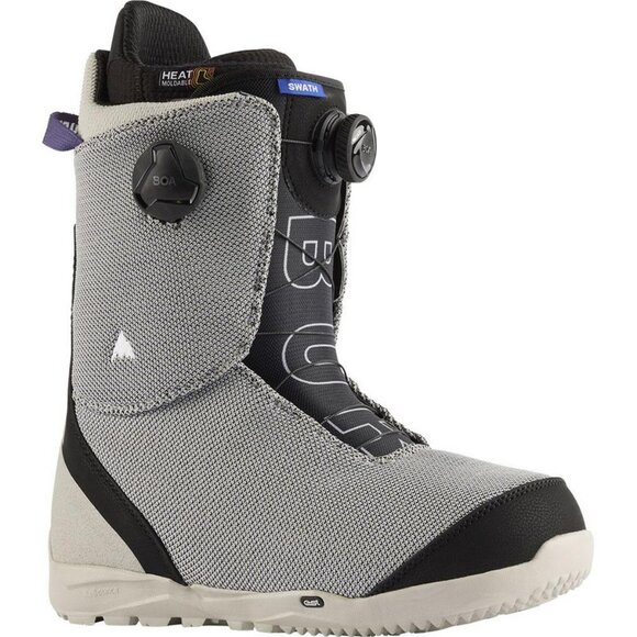NEW! $380 Burton Swath Mens Snowboard Boots!Size 15Gray Multi
